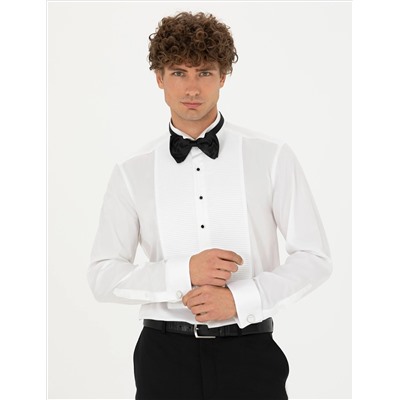 Рубашка для смокинга с белым Slim Fit