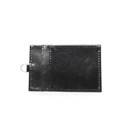 Визитница-кардхолдер Croco-В-216-1 н/к,  3карм,  черный шик (1)  261090