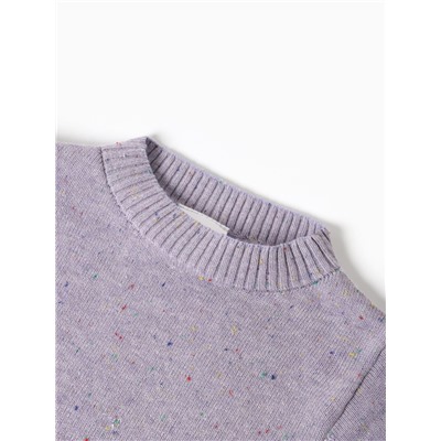 Костюм (джемпер, штаны) Крошка Я Melange, рост 92-98 см, сиреневый