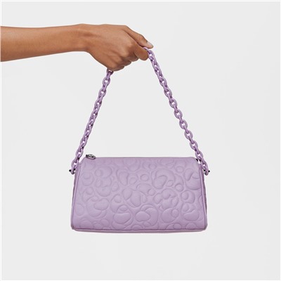 Bolso bandolera Greta - cuero - lila