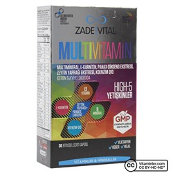 Zade Vital Мультивитамины 30 капсул