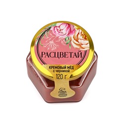 Крем-мёд «Расцветай», с черникой, 120 г