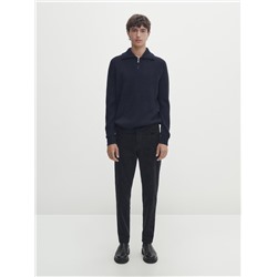 Pantalón tejanero micropana tapered fit