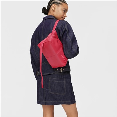 Bolso bandolera Tous Dolsa - cuero - fucsia