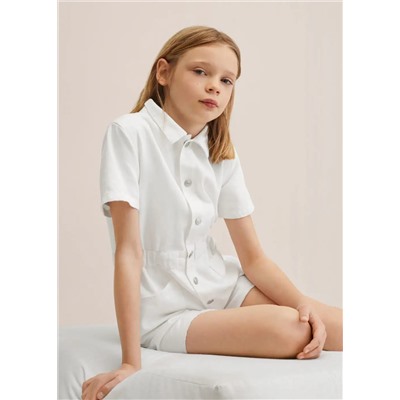 Mono corto denim -  Niña | MANGO OUTLET España