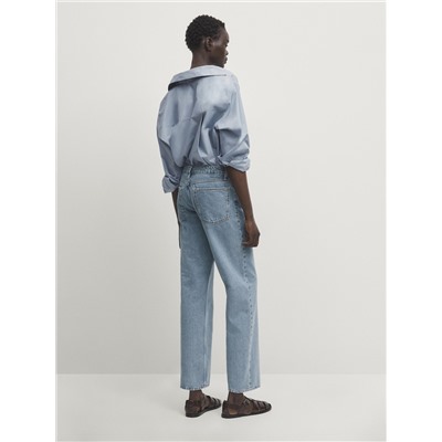 Jeans tiro bajo straight fit regular length