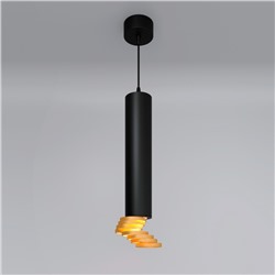 Нарушена упаковка.   Подвесной светильник Elektrostandard  (a047750) DLN103 GU10 черный/золото