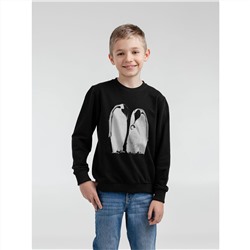 Свитшот детский Like a Penguin, черный арт 71922.30