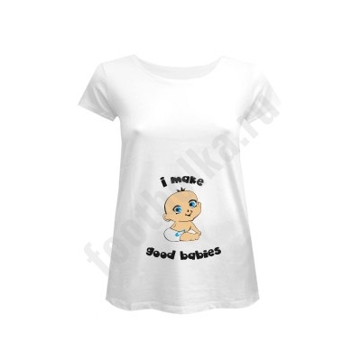 Футболка для беременных "I make good Babies"