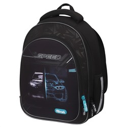 Ранец Först F-Light "Racing speed" 36*27*15см, 2 отделения, 2 кармана, анатомическая спинка