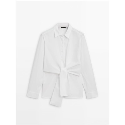 Camisa popelín lazada