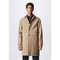 Trench tejido vaquero -  Hombre | MANGO OUTLET España