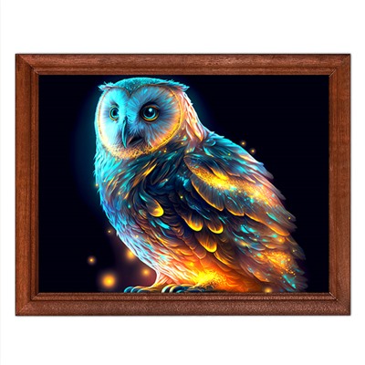POSG-0234 Постер в рамке 23x17см Сова