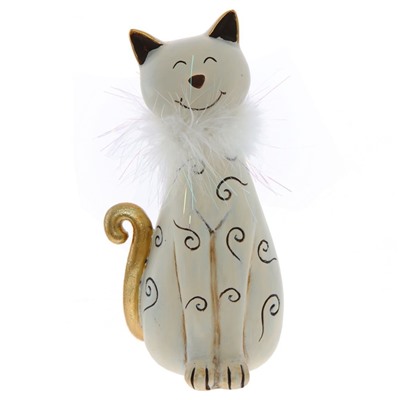 Фигурка декоративная "Кошка", L11 W8 H24 см, 2в.