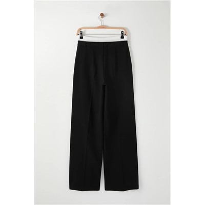 Ограниченная серия Black Wide Bel Boxer подробный ткацкий брюки Twoaw24pl00273
