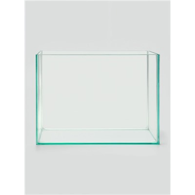 Аквариум "Прямоугольный" без крышки, 15 литров, 34 x 17 x 25 см
