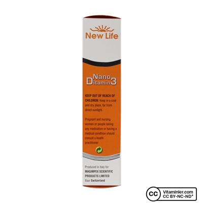 New Life Nano Ditamine3 500 МЕ D3 спрей 30 мл