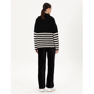 Black Loose Fit Столетный костюм Six