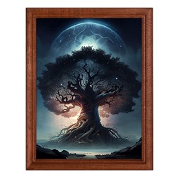 POSV-0277 Постер в рамке 17x23см Дерево жизни