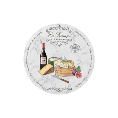 Набор закусочных тарелок Fromage (цветной), 19 см, 4 шт, 59994