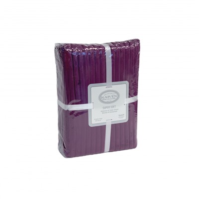 Плед KARVEN Super Soft DIAS 160*220 п/э 1.5 спальный Р 941фиолетовый (Акция)