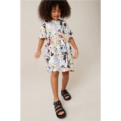 Disney Characters Short Sleeve Cotton Jersey Dress (3-16yrs)