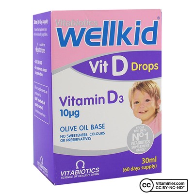 Vitabiotics Wellkid Витамин D3 30 мл Капли