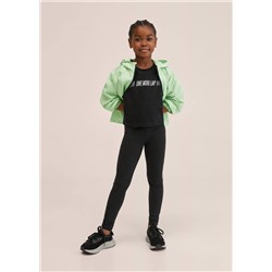 Camiseta crop mensaje -  Niña | MANGO OUTLET España