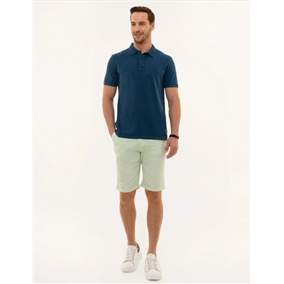 Mint Standard Fit Bermuda Shorts