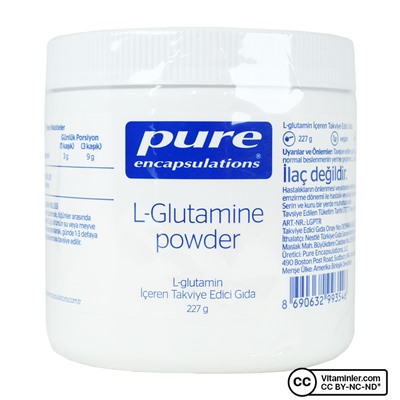 Pure Encapsulations Порошок L-глютамина 227 гр