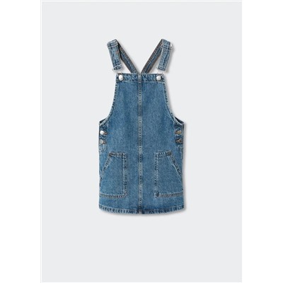 Pichi corto vaquero -  Niña | MANGO OUTLET España