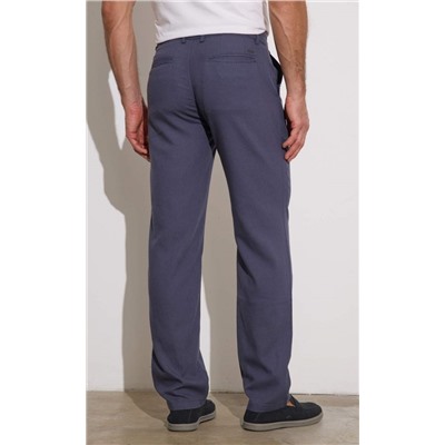 Брюки лен F111-0855 deep grey
