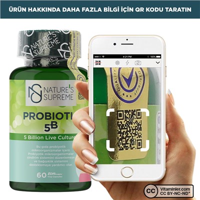 Nature's Supreme Probiotic 5B 60 капсул