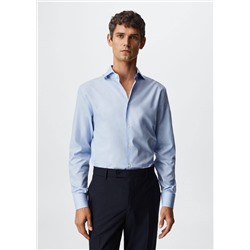 Camisa traje slim fit mil rayas -  Hombre | MANGO OUTLET España