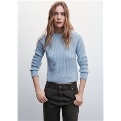 Jersey punto trenzado -  Mujer | MANGO OUTLET España