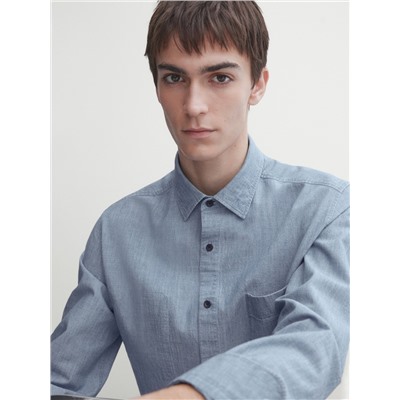 Camisa denim regular fit