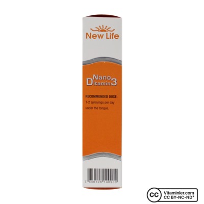 New Life Nano Ditamine3 500 МЕ D3 спрей 30 мл