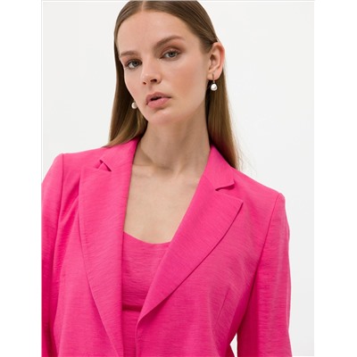 Pink Cruve Slim Fit Jacket