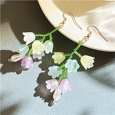 Серьги длинные на крючках арт. 13 0957 (id 265478)