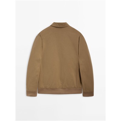 Chaqueta con algodón bolsillos