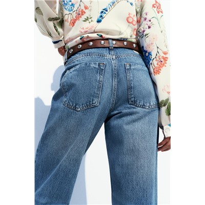 JEANS Z1975 RECTOS TIRO ALTO VUELTA BAJO