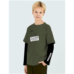 Лонгслив детский KETMIN KM SENSATION STYLE цв.Хаки/Черный