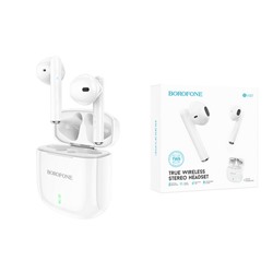 Беспроводные наушники TWS BOROFONE BW07 (белый)