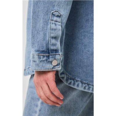 Куртка джинс F412-1249 l.blue
