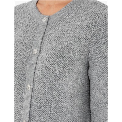Серый меландж Slim Fit Triko Cardigan