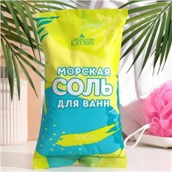 Морская соль для ванн Laboratory Katrin мелкокристаллическая, 1000 г