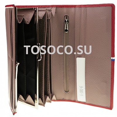 g-1001-6 pink кошелек натуральная кожа и экокожа 9х19х2