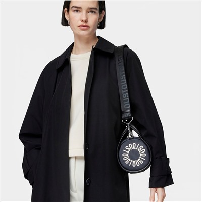 Bolso cilíndrico Miranda Soft - gris oscuro