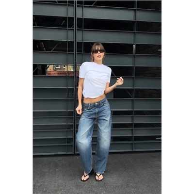 JEANS TAILORED BALLOON TIRO MEDIO