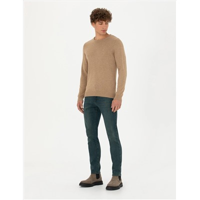 Верблюд меландж Slim Fit Велосипед